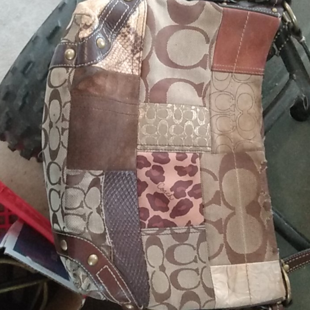 Coach Patchwork Carly Hobo Bag